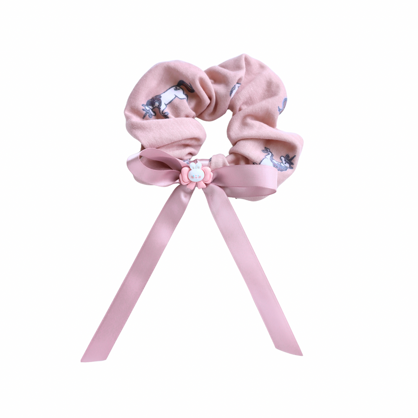 Pink Unicorn Scrunchie Regular Size