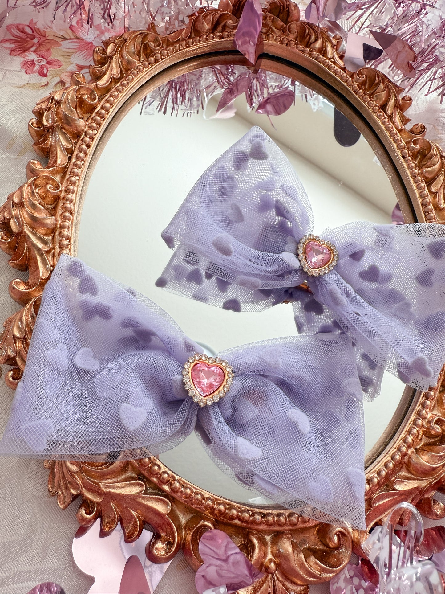 Lilac Bow Set