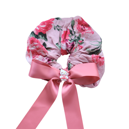 Floral Jumbo Scrunchie