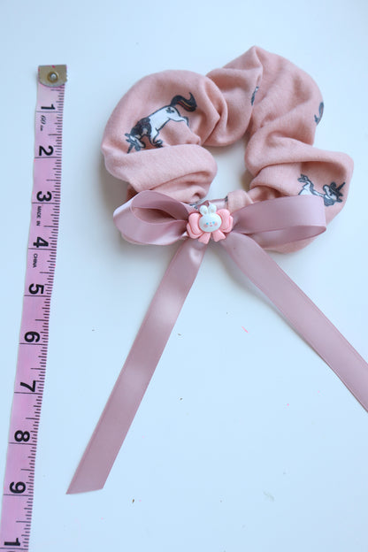 Pink Unicorn Scrunchie Regular Size