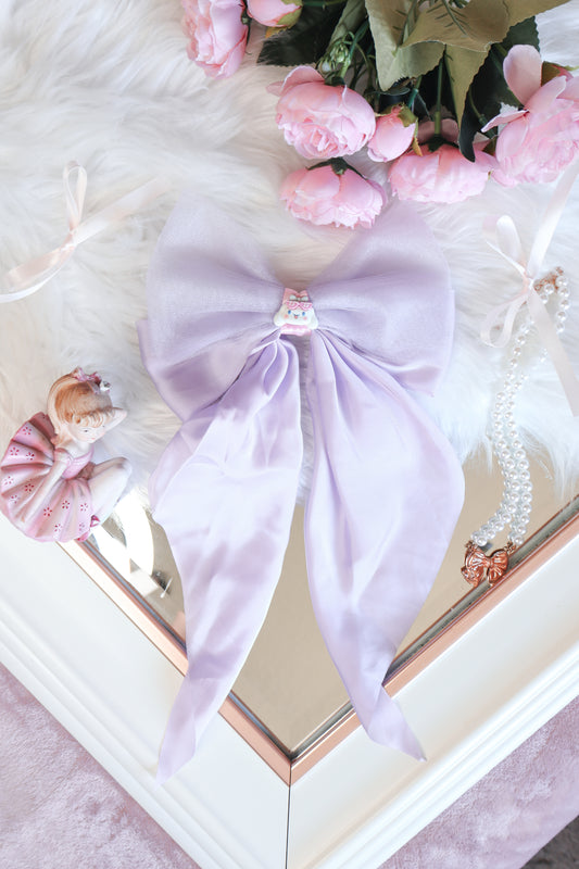 Purple Cinnamaroll Bow